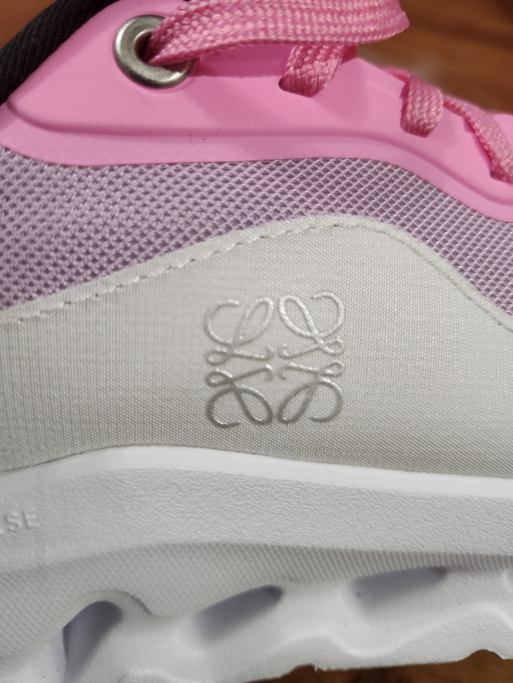 Loewe Pink, White and Black Chunky Platform Sneakers - Picture 12 of 14